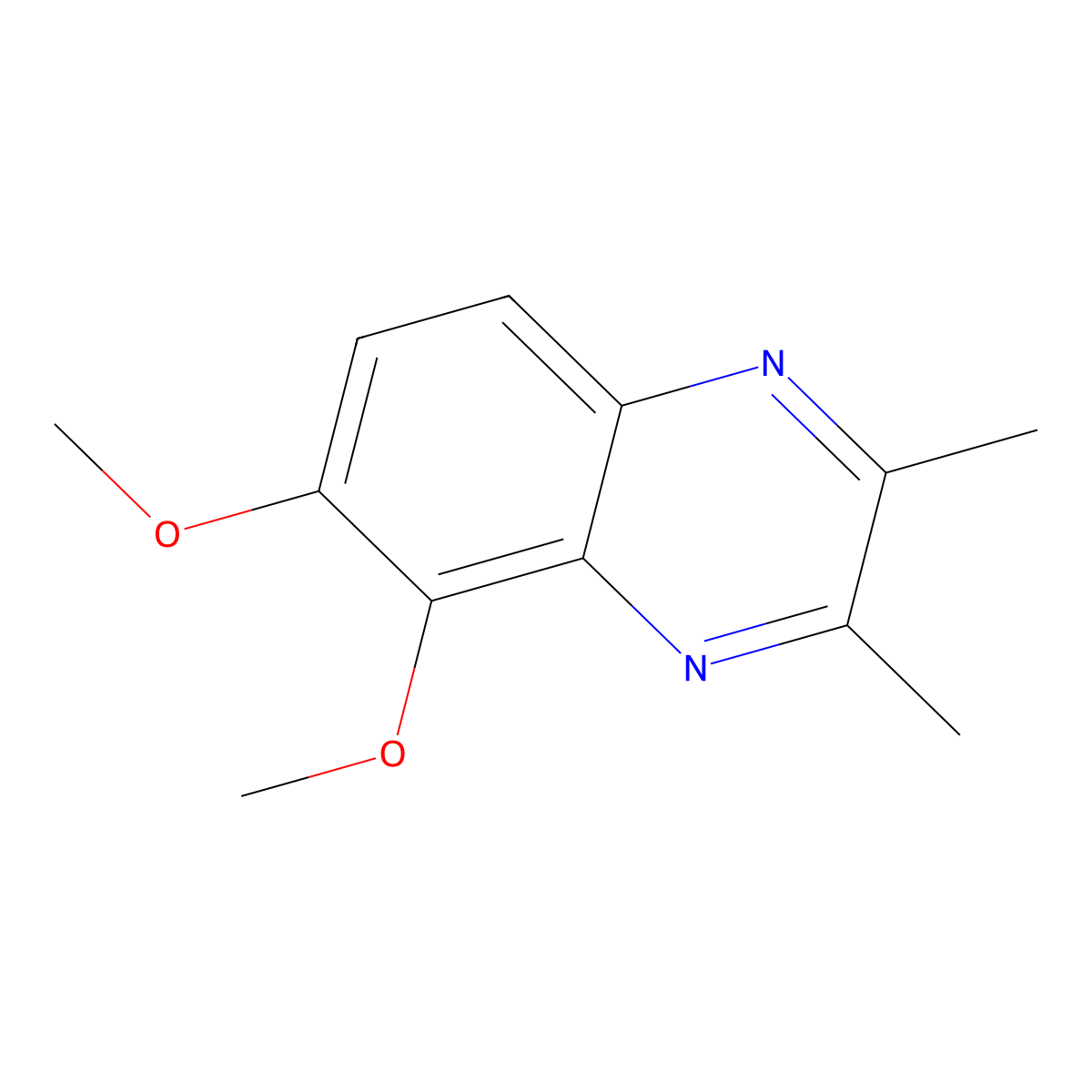 5,6-Dimethoxy-2,3-dimethylquinoxaline molecular structure, CAS 732306-07-9