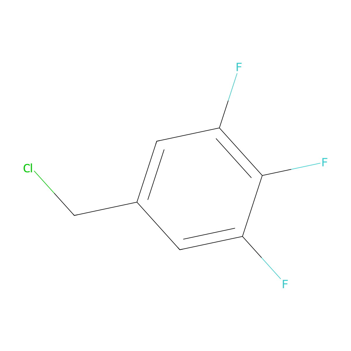 5-(Chloromethyl)-1,2,3-trifluorobenzene molecular structure, CAS 732306-27-3
