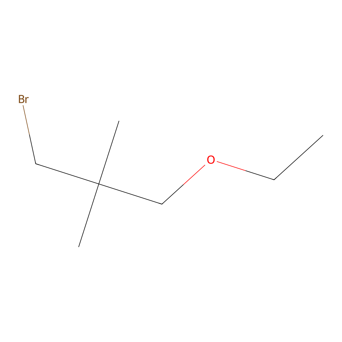 1-Bromo-3-ethoxy-2,2-dimethylpropane molecular structure, CAS 73238-73-0