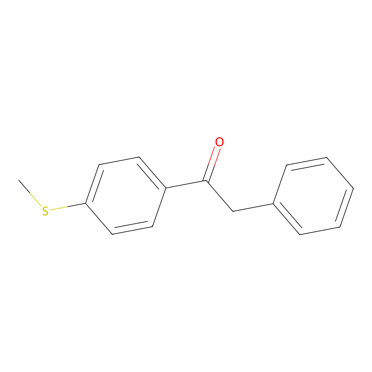 1-(4-(Methylthio)phenyl)-2-phenylethanone molecular structure, CAS 73242-07-6