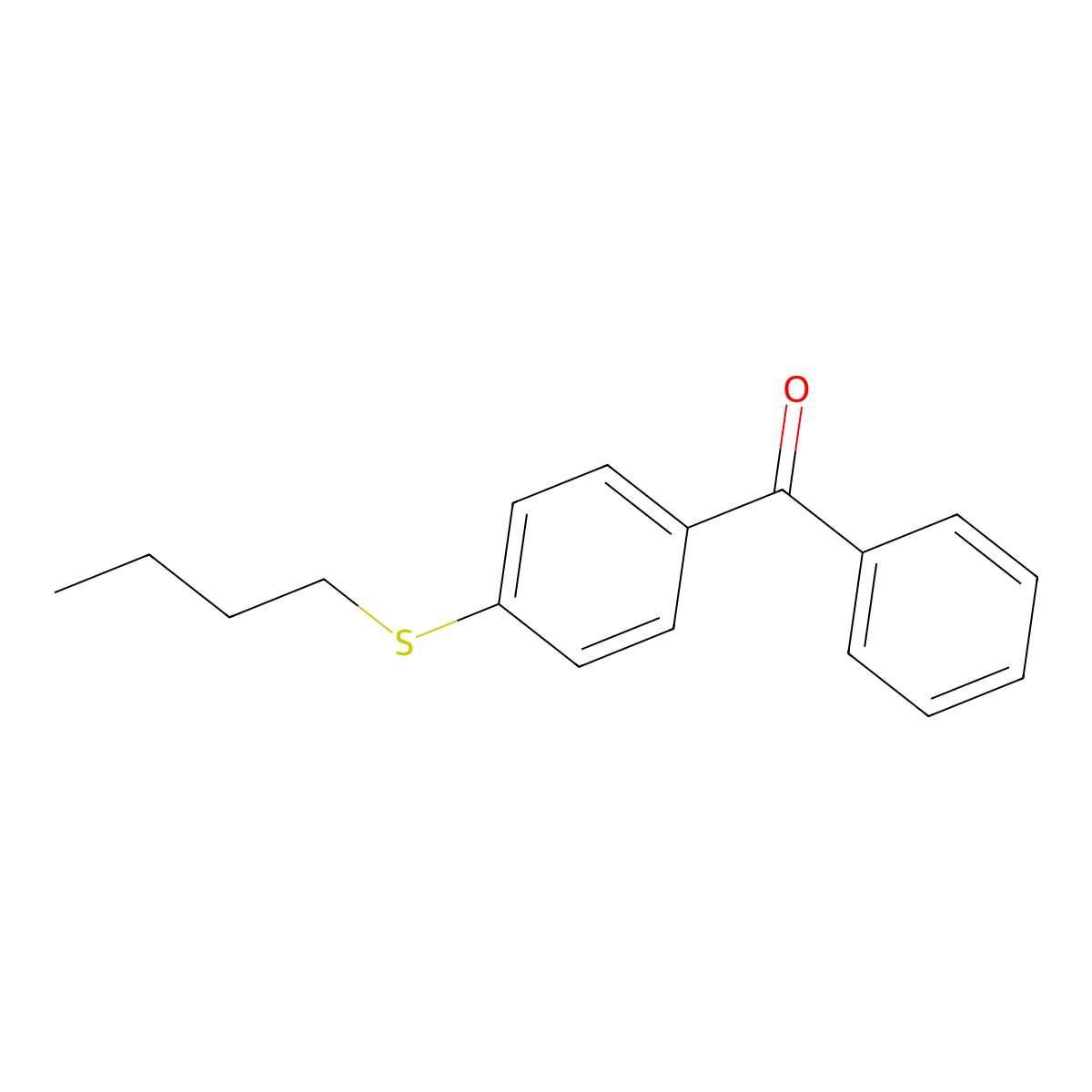 (4-(Butylthio)phenyl)phenylmethanone molecular structure, CAS 73242-21-4