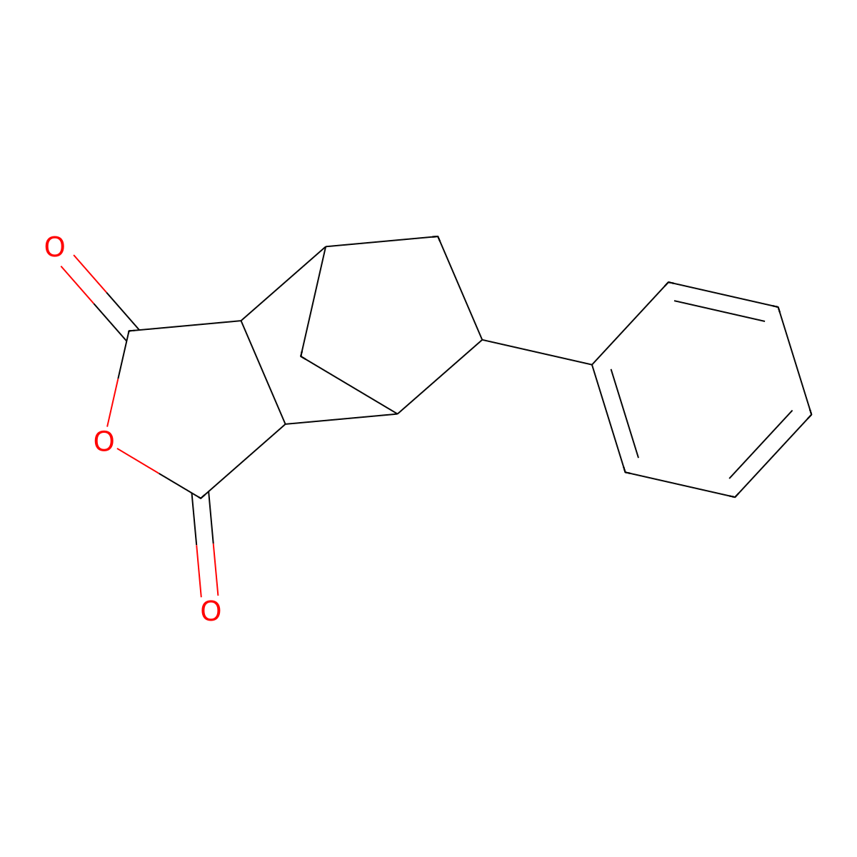 5-Phenylhexahydro-4,7-methano-2-benzofuran-1,3-dione molecular structure, CAS 73252-09-2