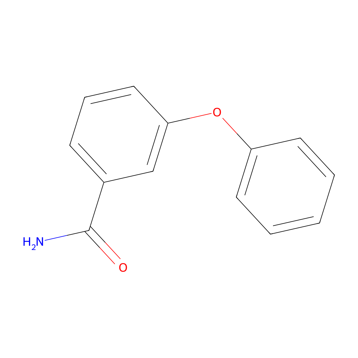 3-Phenoxybenzamide molecular structure, CAS 73258-84-1