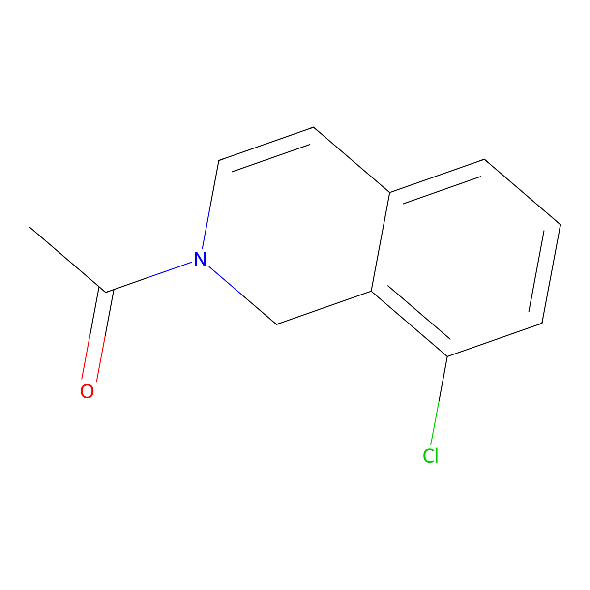 1-(8-Chloroisoquinolin-2(1H)-yl)ethan-1-one molecular structure, CAS 73261-81-1
