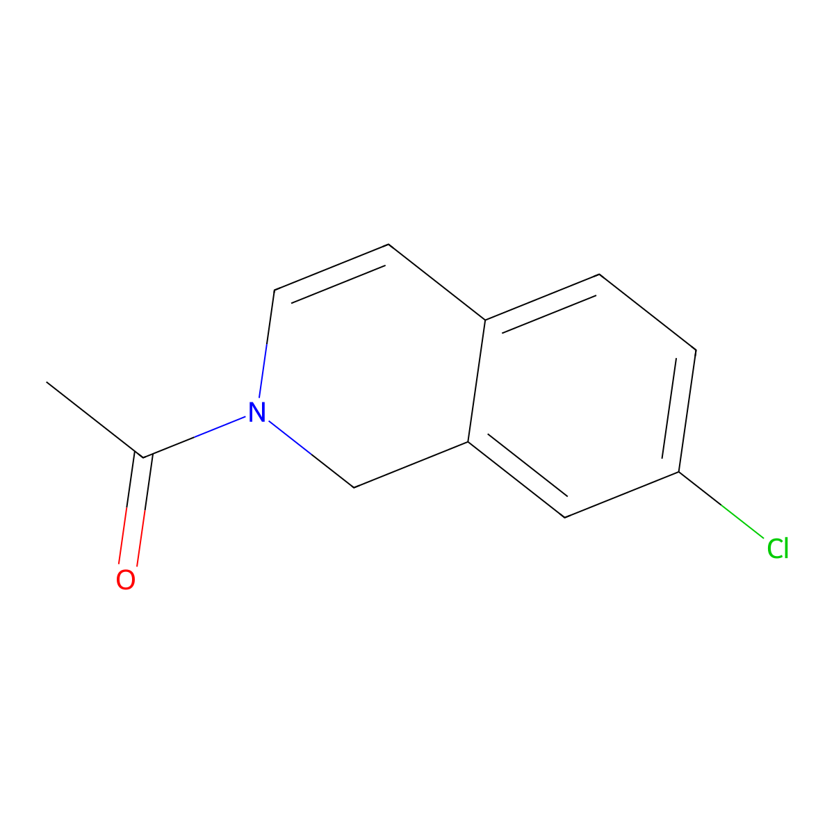 1-(7-Chloroisoquinolin-2(1H)-yl)ethan-1-one molecular structure, CAS 73261-82-2