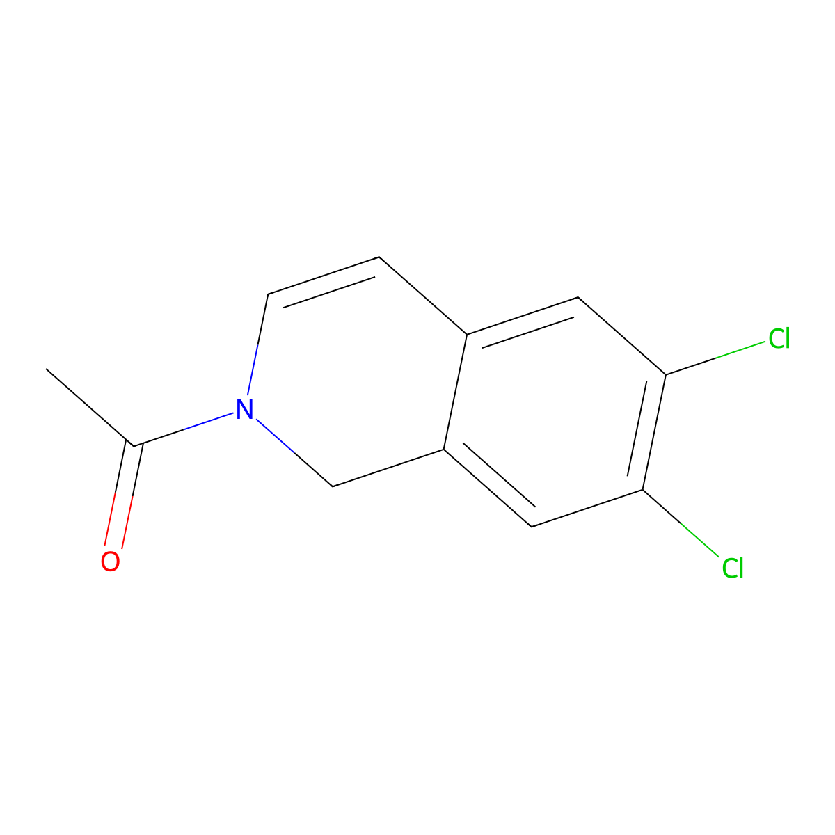 1-(6,7-Dichloroisoquinolin-2(1H)-yl)ethan-1-one molecular structure, CAS 73261-86-6