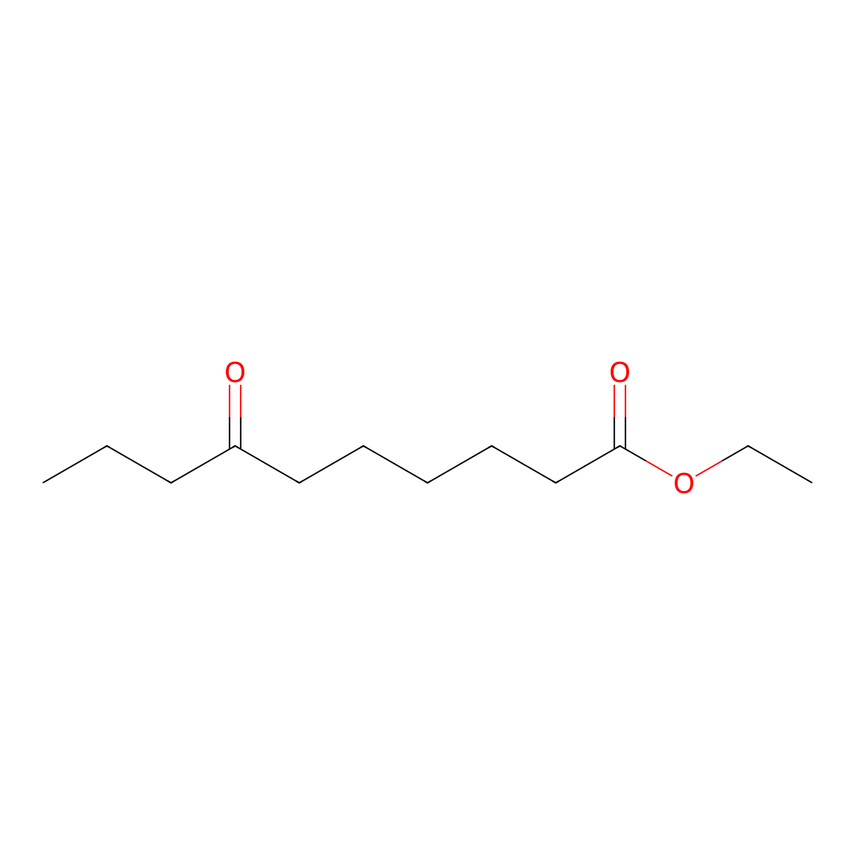 Ethyl 7-oxodecanoate molecular structure, CAS 73276-75-2