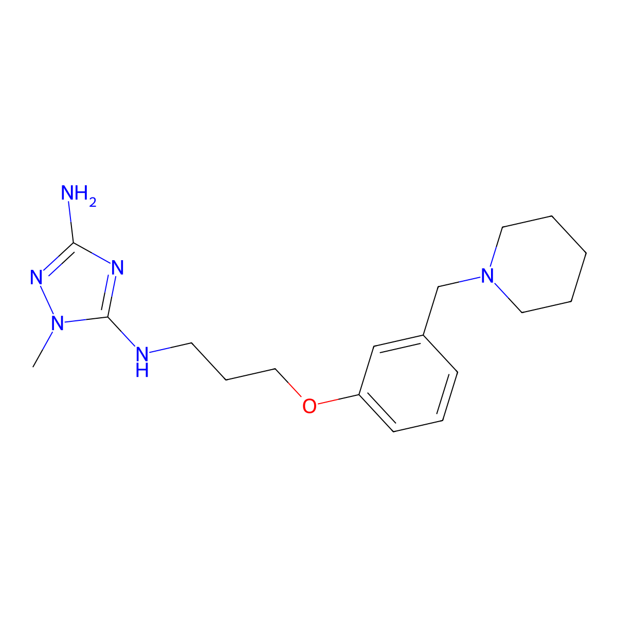 Lamtidine molecular structure, CAS 73278-54-3
