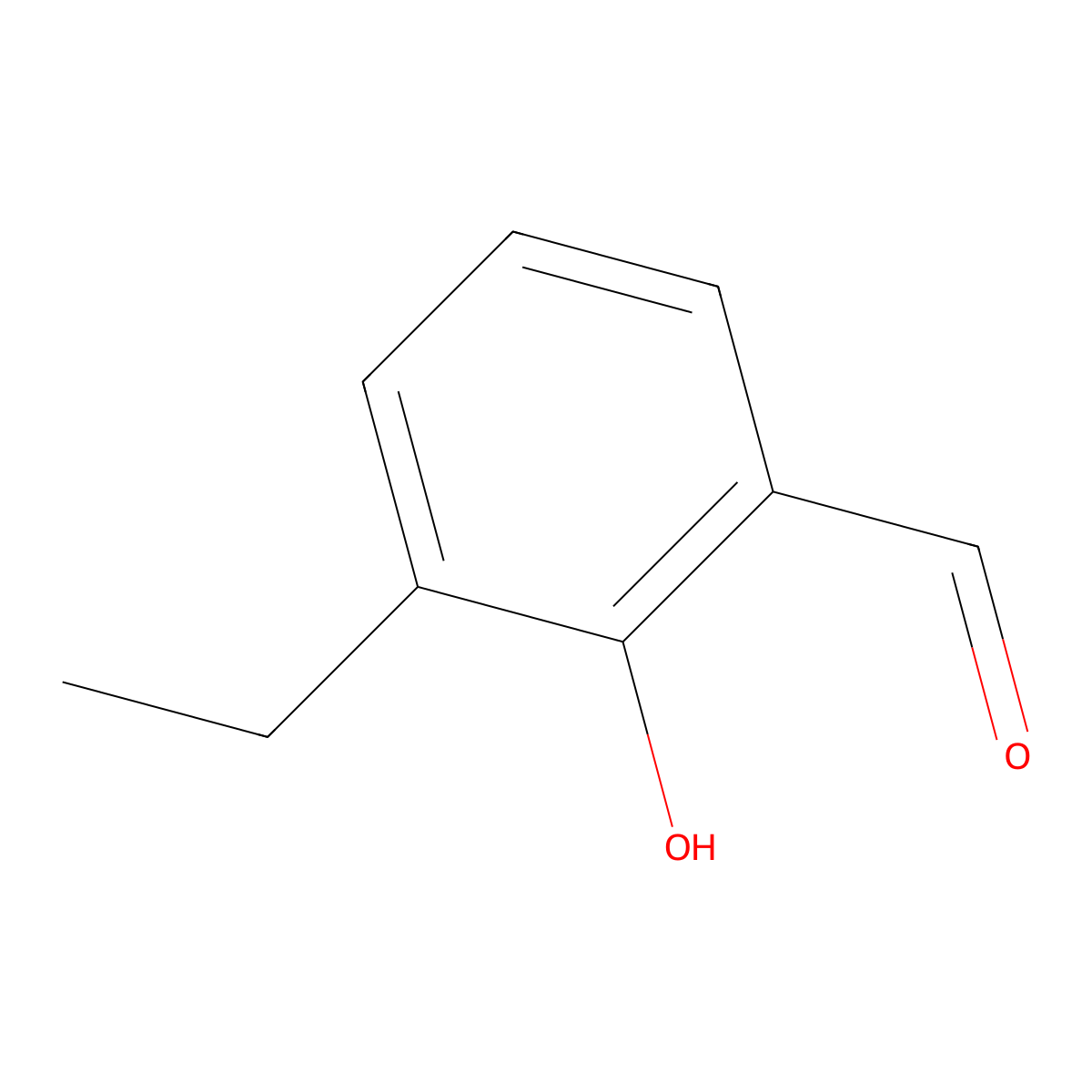 3-Ethyl-2-hydroxybenzaldehyde molecular structure, CAS 73289-91-5
