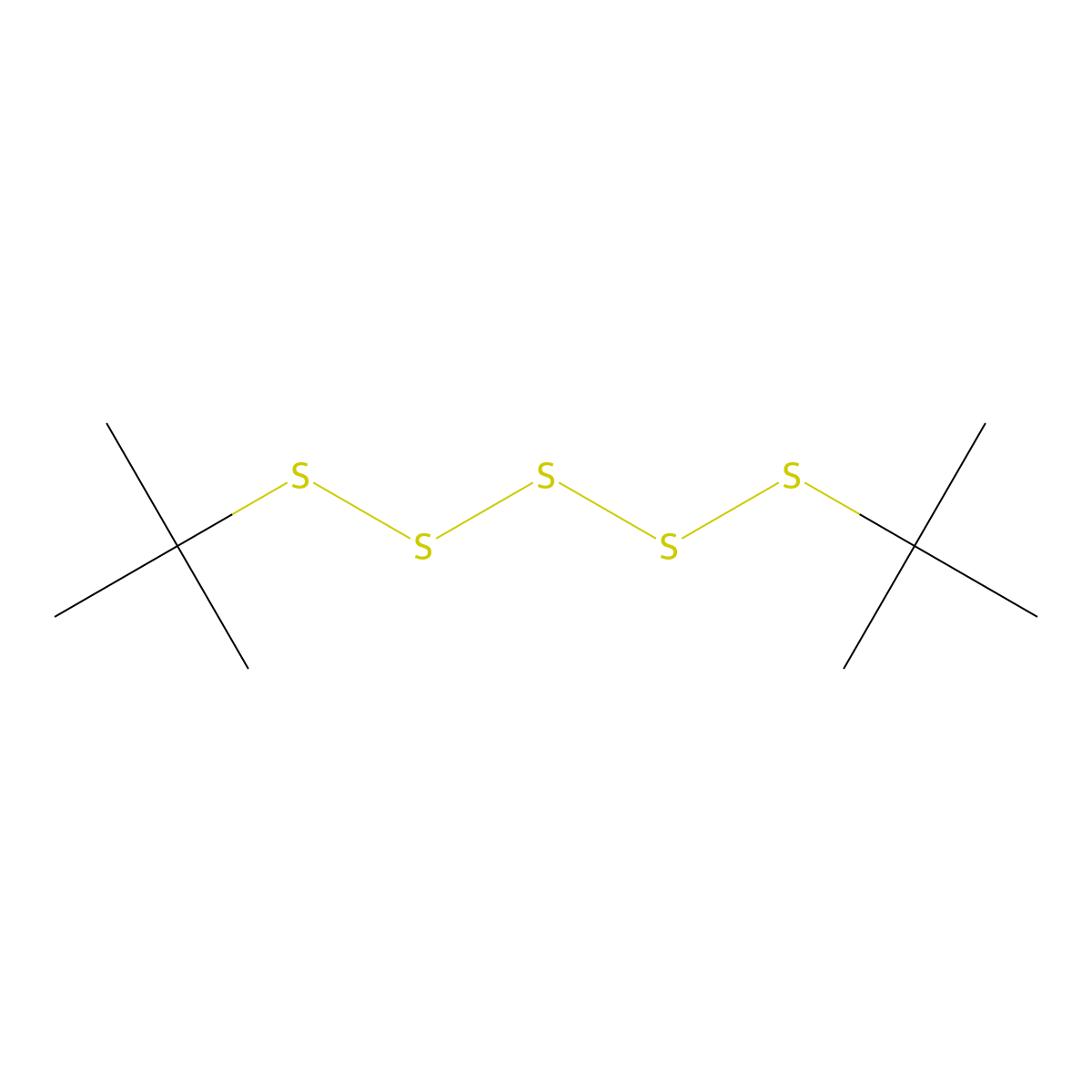 Di-tert-butyl pentasulphide molecular structure, CAS 7330-32-7