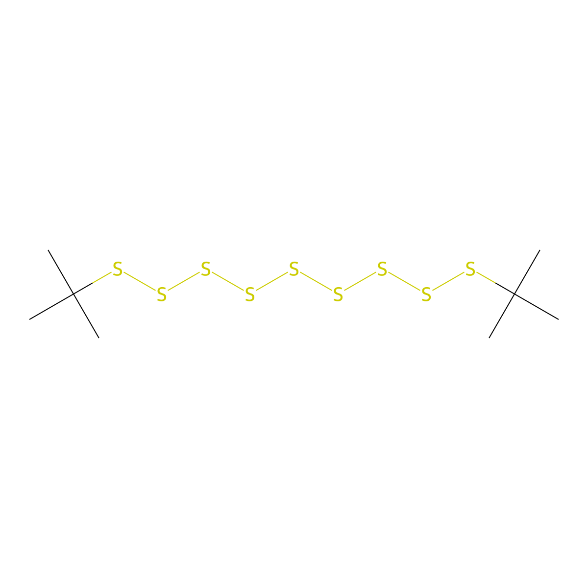 Di-tert-butylnonasulfane molecular structure, CAS 7330-36-1