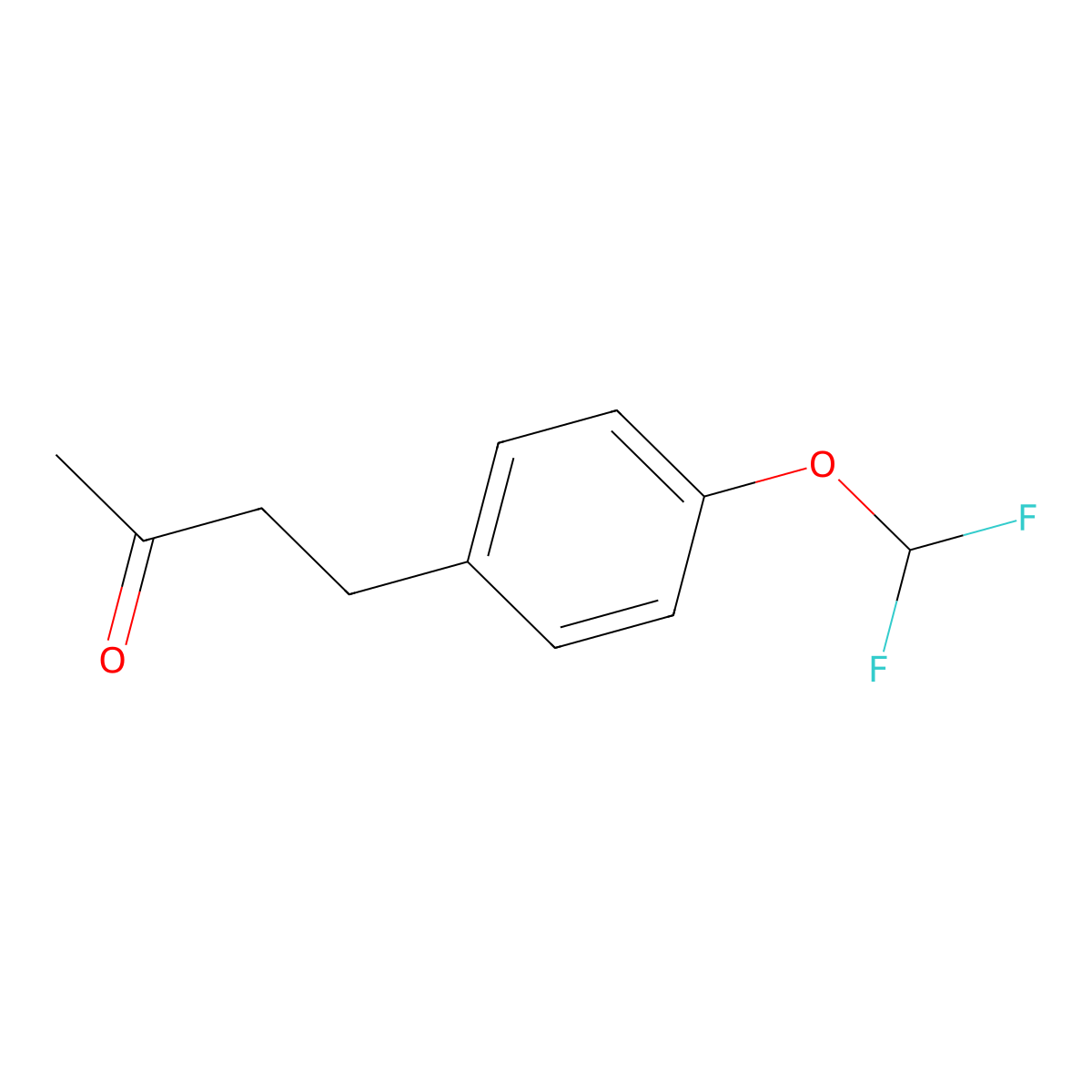 4-[4-(Difluoromethoxy)phenyl]butan-2-one molecular structure, CAS 733044-93-4