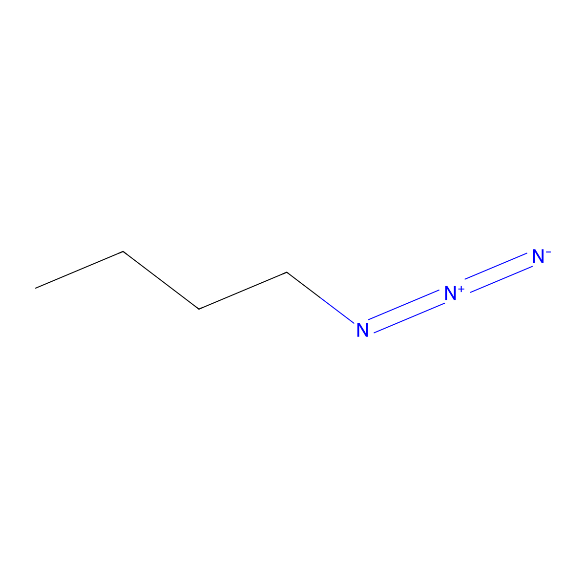 Butane, 1-azido- molecular structure, CAS 7332-00-5