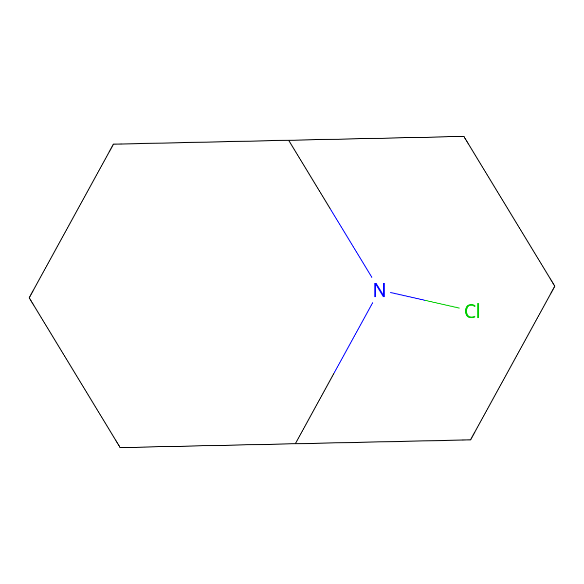 9-Azabicyclo(3.3.1)nonane, 9-chloro- molecular structure, CAS 73322-95-9