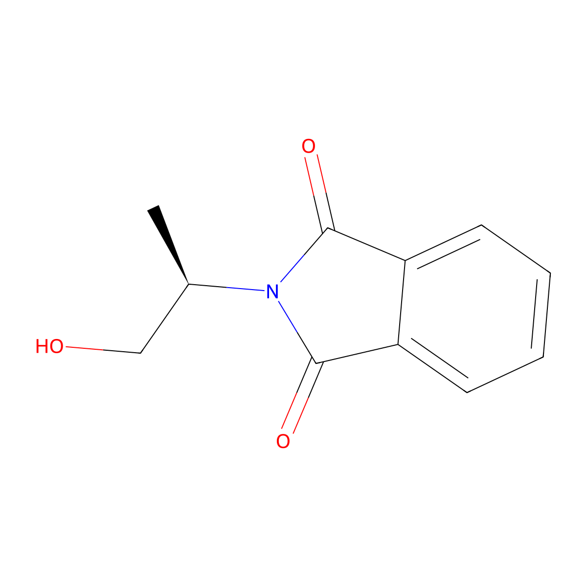 2-[(2R)-1-hydroxypropan-2-yl]-2,3-dihydro-1H-isoindole-1,3-dione molecular structure, CAS 73323-91-8