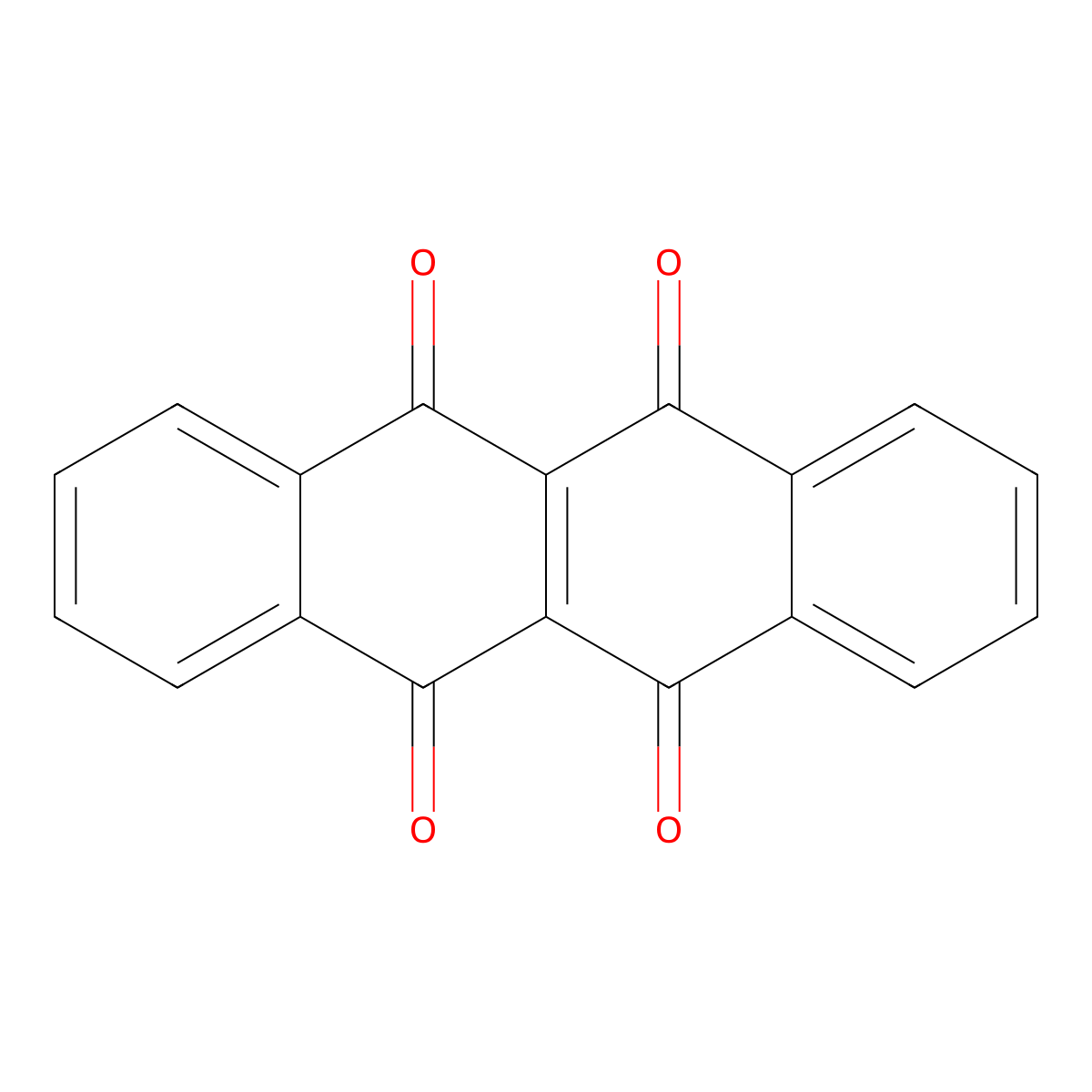 Tetracene-5,6,11,12-tetrone molecular structure, CAS 7333-09-7