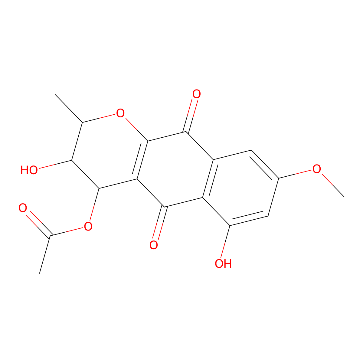Gunacin molecular structure, CAS 73341-70-5