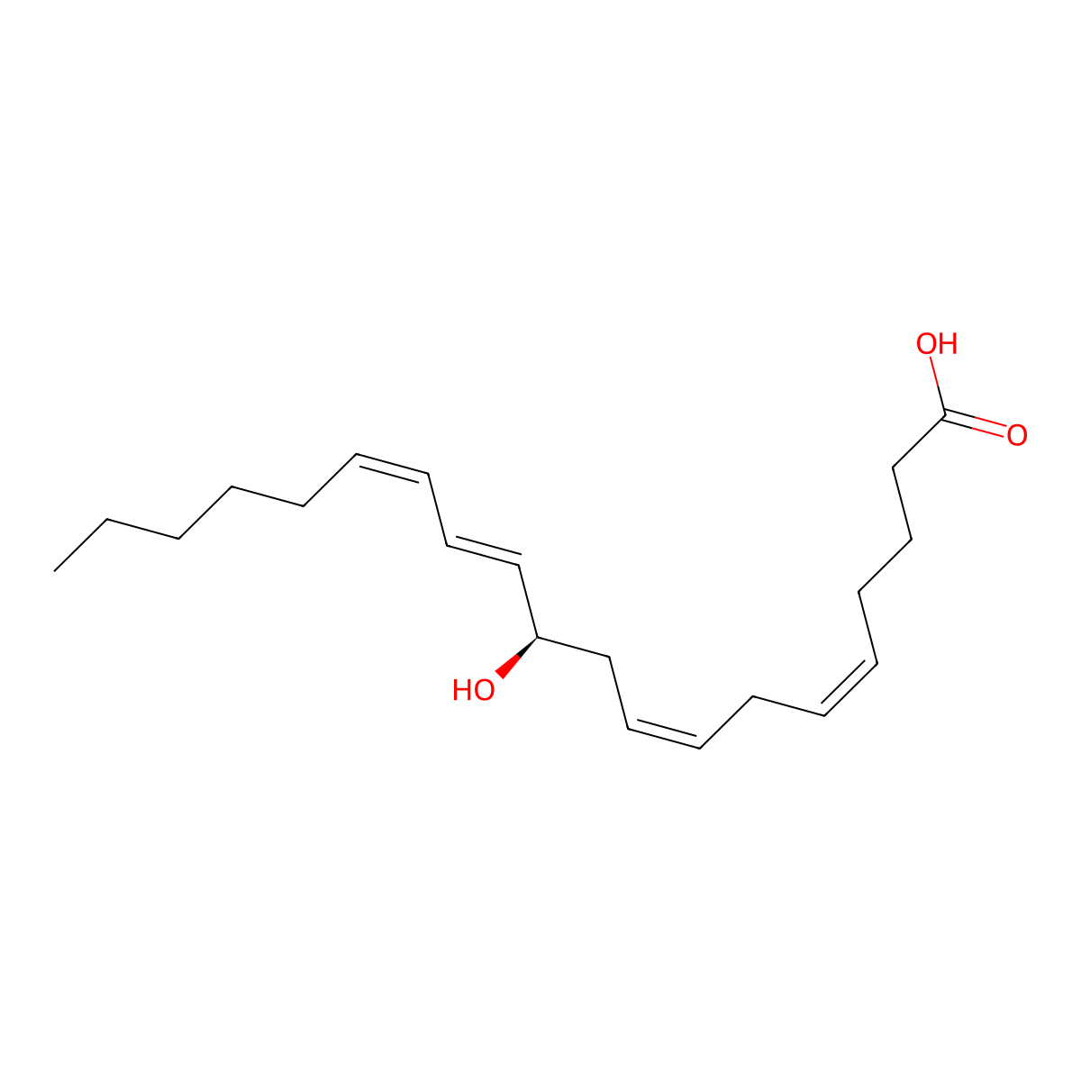 11(R)-Hete molecular structure, CAS 73347-43-0