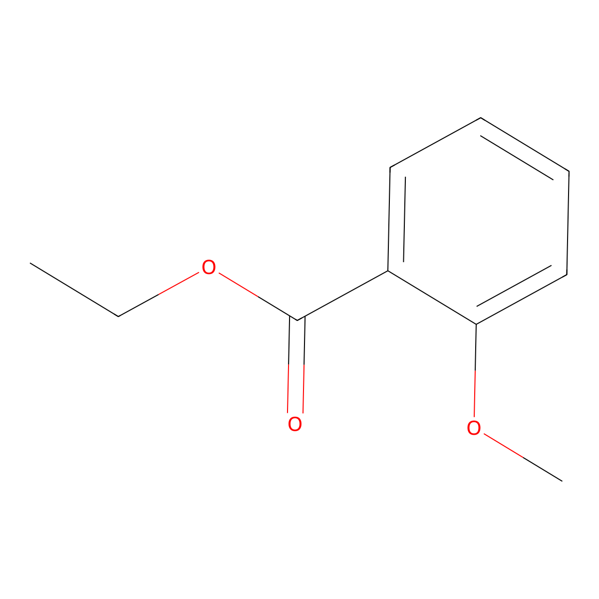 Ethyl 2-Methoxybenzoate molecular structure, CAS 7335-26-4