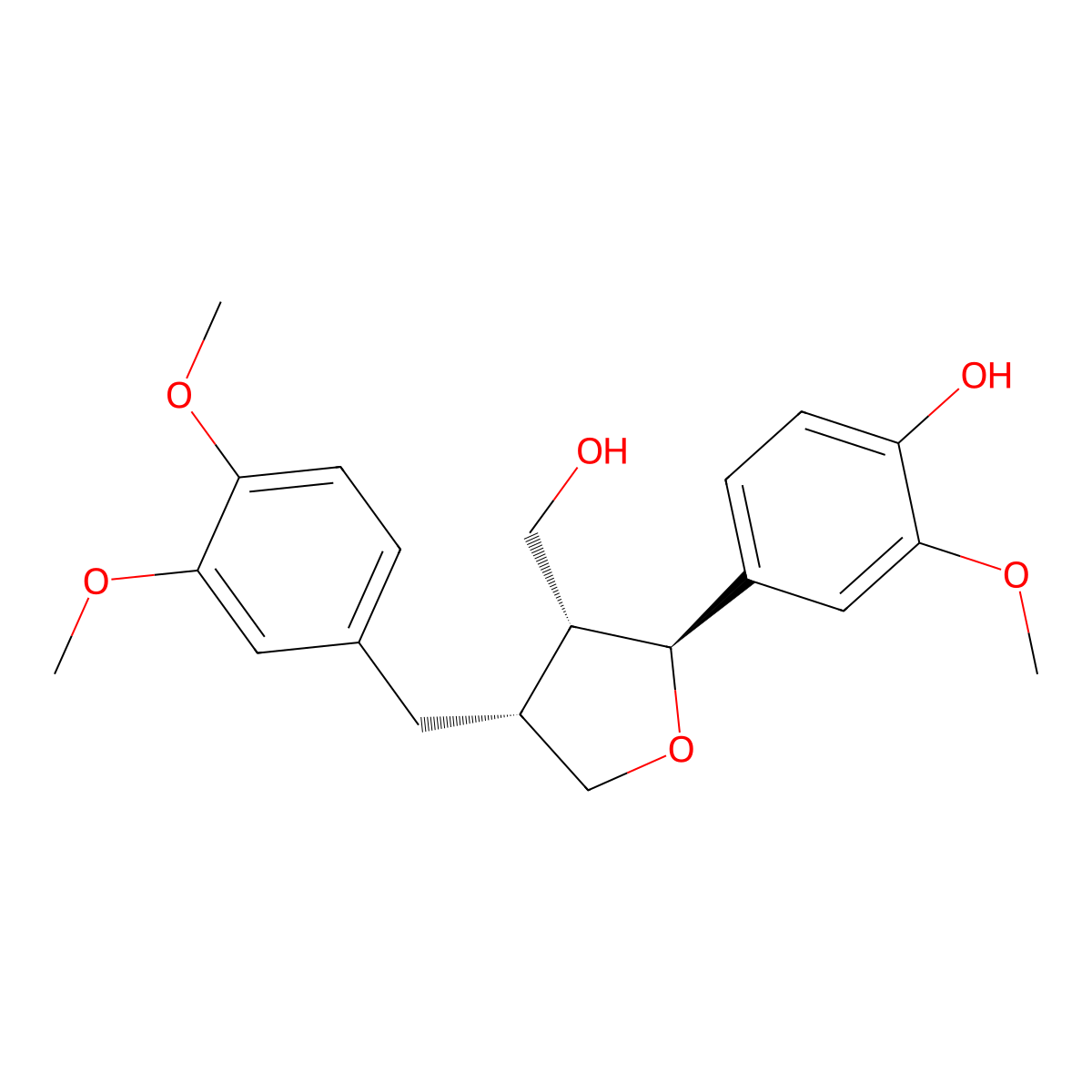 4'-O-Methyllariciresinol molecular structure, CAS 73354-09-3