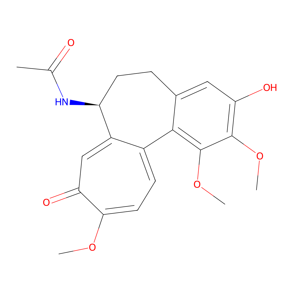 3-Demethylcolchicine molecular structure, CAS 7336-33-6