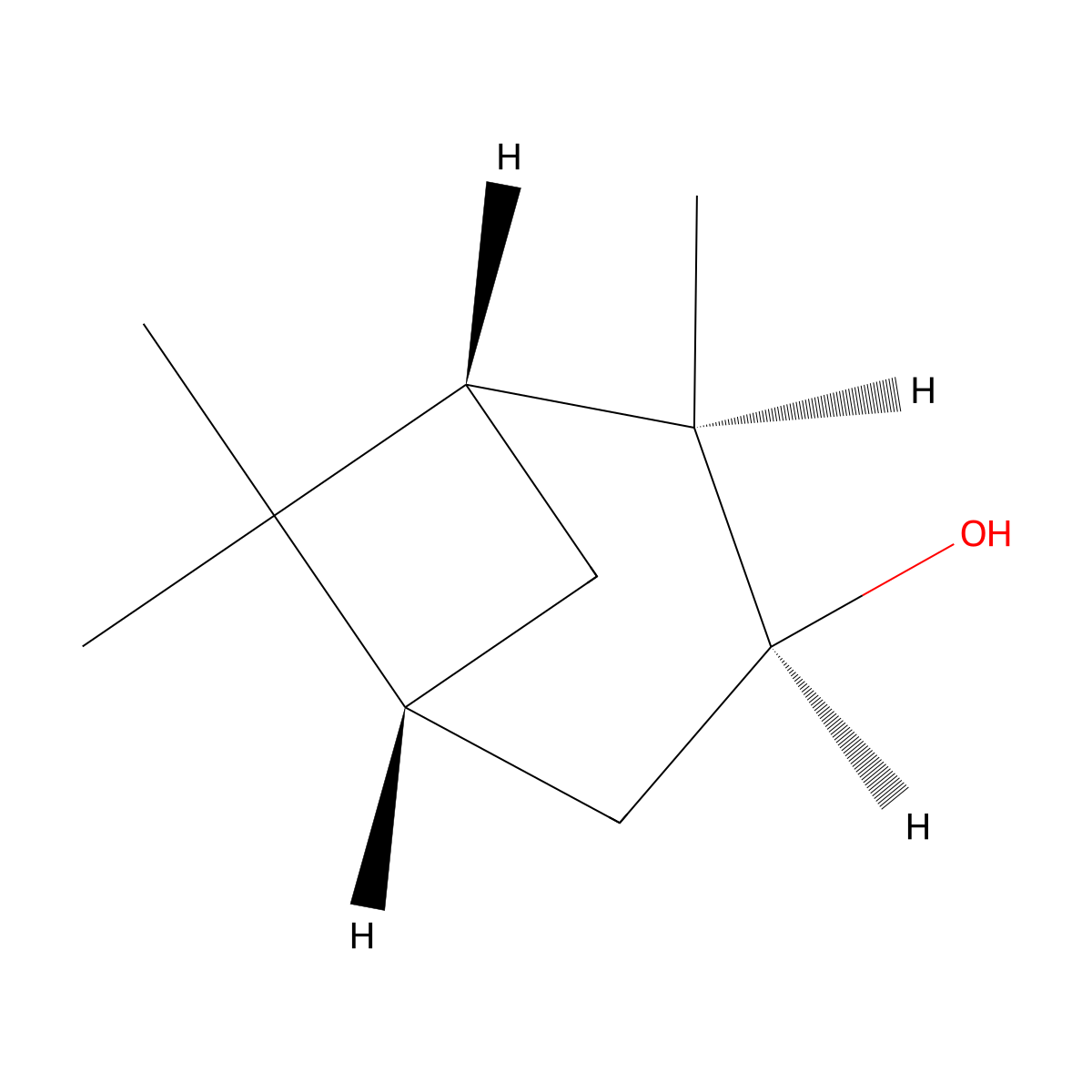 (1S,2R,3S,5R)-2,6,6-trimethylbicyclo(3.1.1)heptan-3-ol molecular structure, CAS 73366-08-2