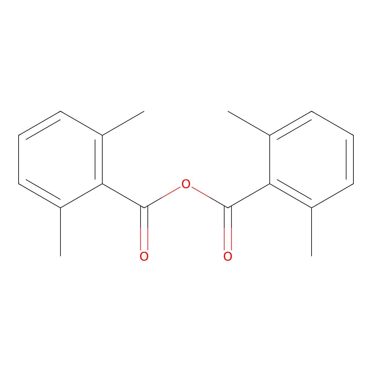 2,6-Dimethylbenzoic Anhydride molecular structure, CAS 73368-14-6