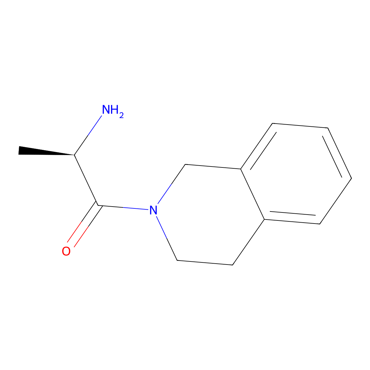 (2r)-2-Amino-1-(1,2,3,4-tetrahydroisoquinolin-2-yl)propan-1-one molecular structure, CAS 733705-64-1