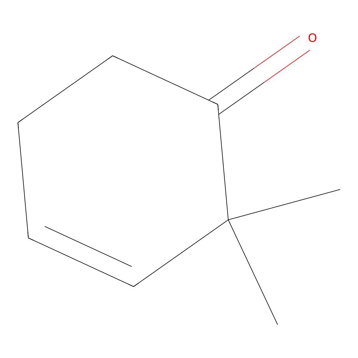 2,2-Dimethylcyclohex-3-EN-1-one molecular structure, CAS 73374-47-7