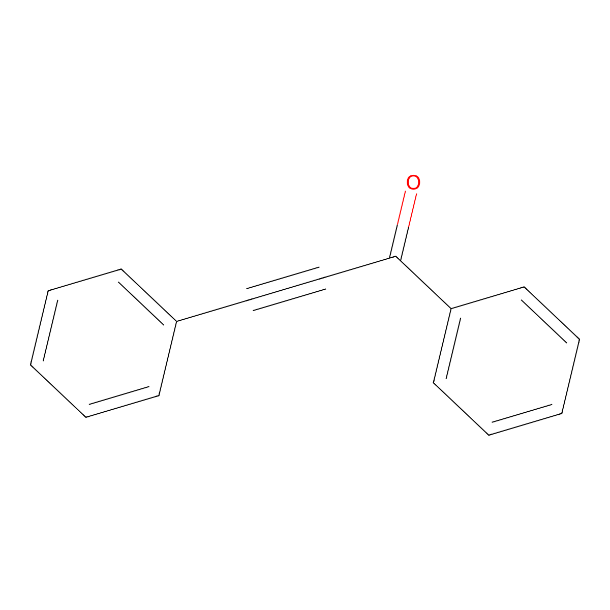 1,3-Diphenyl-2-propyn-1-one molecular structure, CAS 7338-94-5