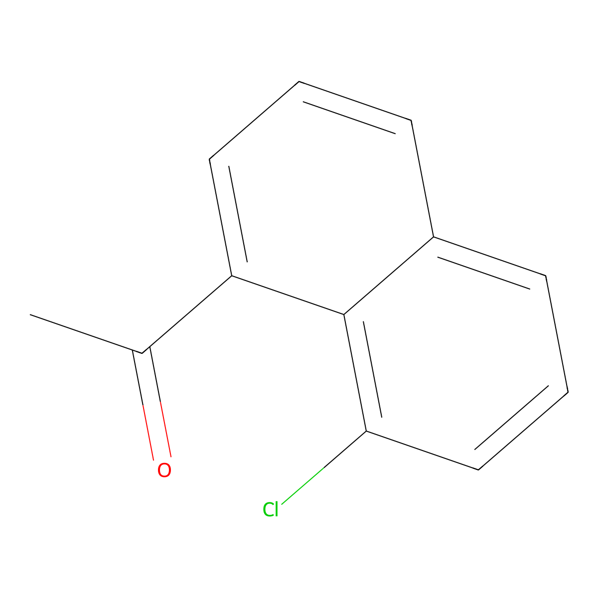 1-(8-Chloronaphthalen-1-yl)ethan-1-one molecular structure, CAS 73399-90-3