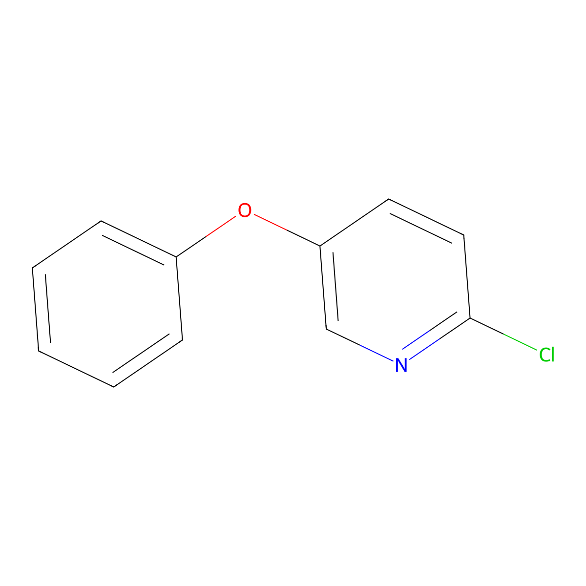 2-Chloro-5-phenoxy-pyridine molecular structure, CAS 73406-95-8