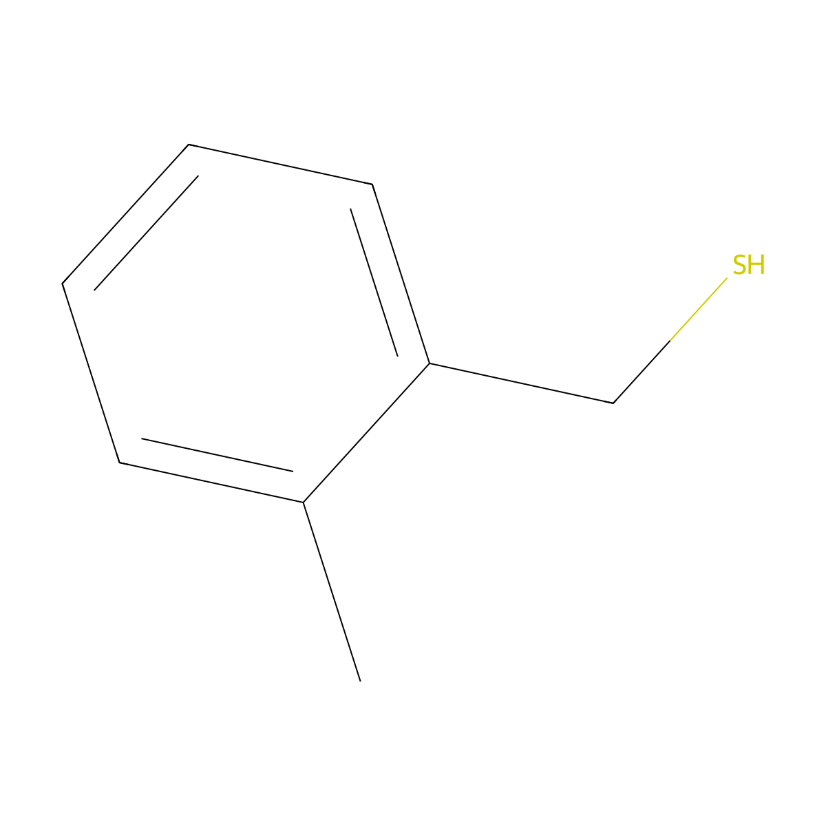 (2-Methylphenyl)methanethiol molecular structure, CAS 7341-24-4