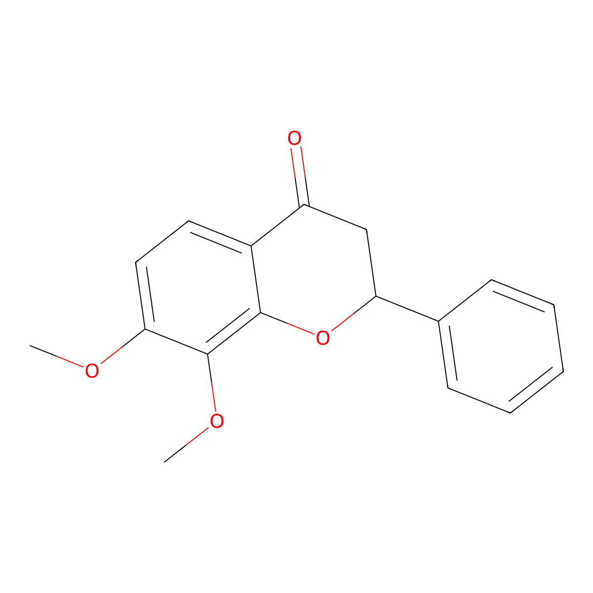 7,8-Dimethoxyflavanone molecular structure, CAS 73413-67-9