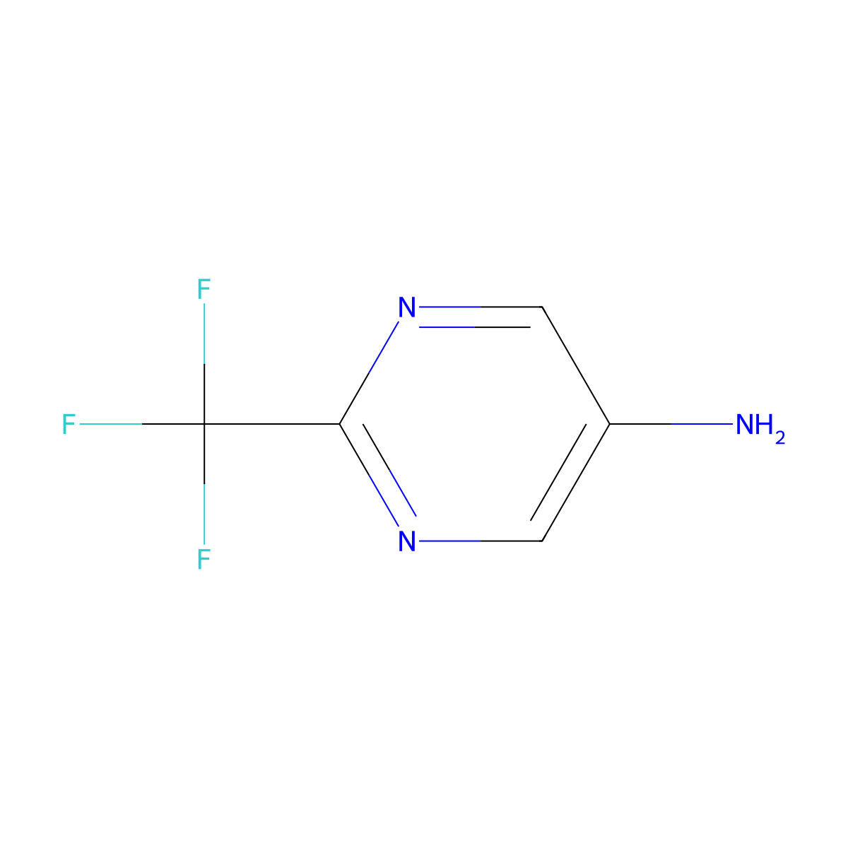 2-(Trifluoromethyl)pyrimidin-5-amine molecular structure, CAS 73418-87-8