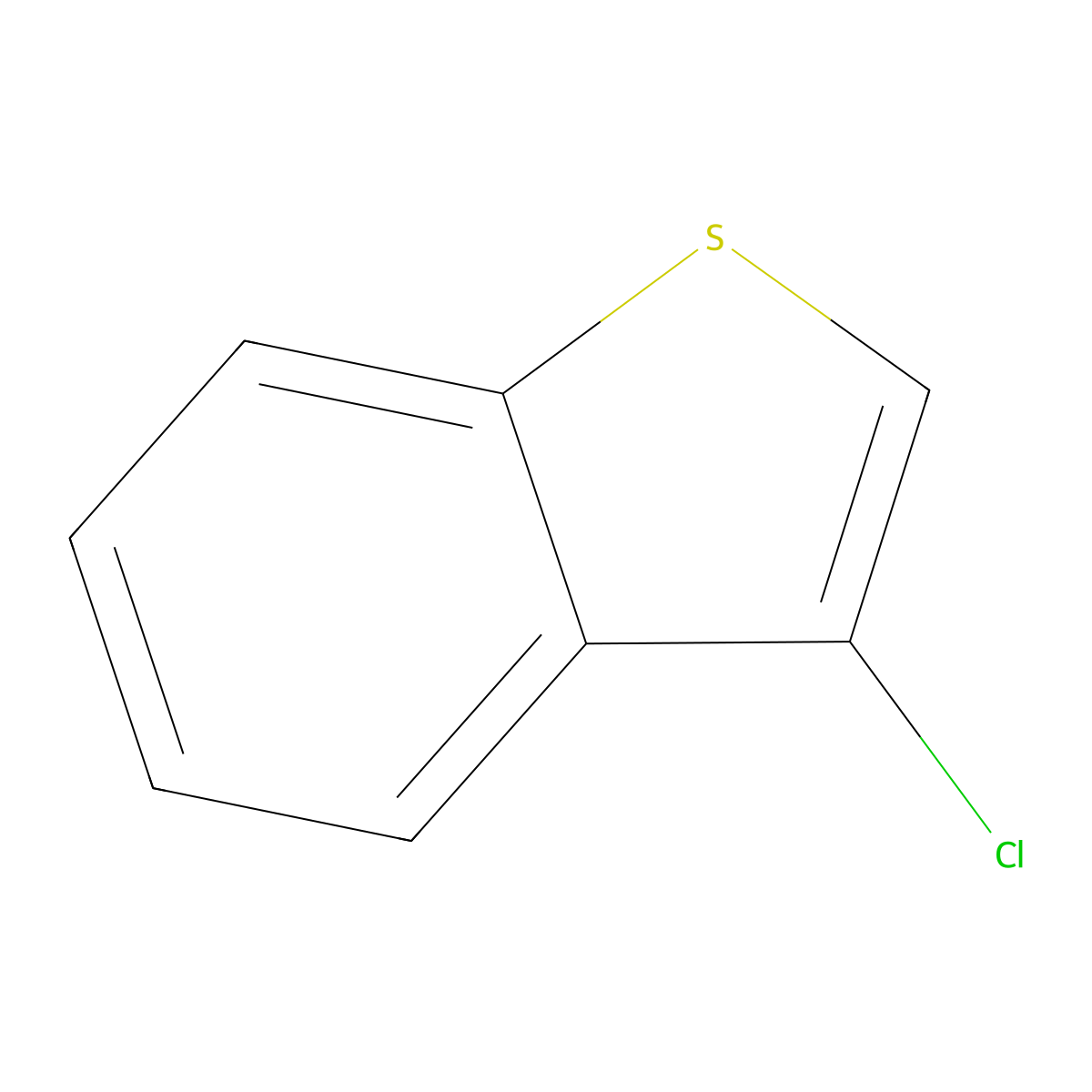 3-Chloro-1-benzothiophene molecular structure, CAS 7342-86-1