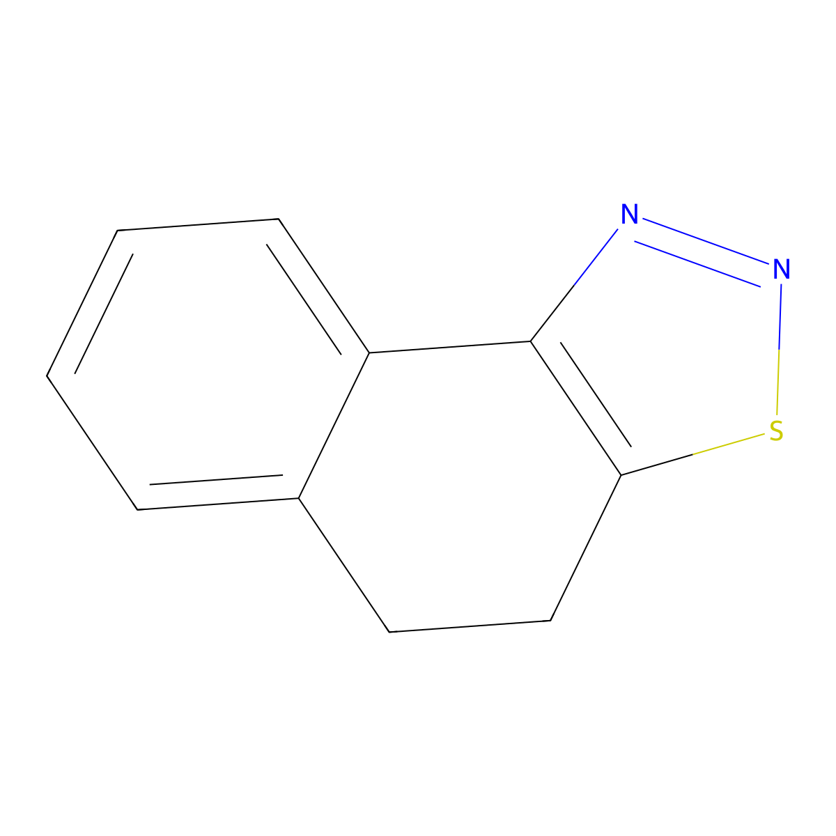 4,5-Dihydronaphtho[1,2-d][1,2,3]thiadiazole molecular structure, CAS 73424-56-3