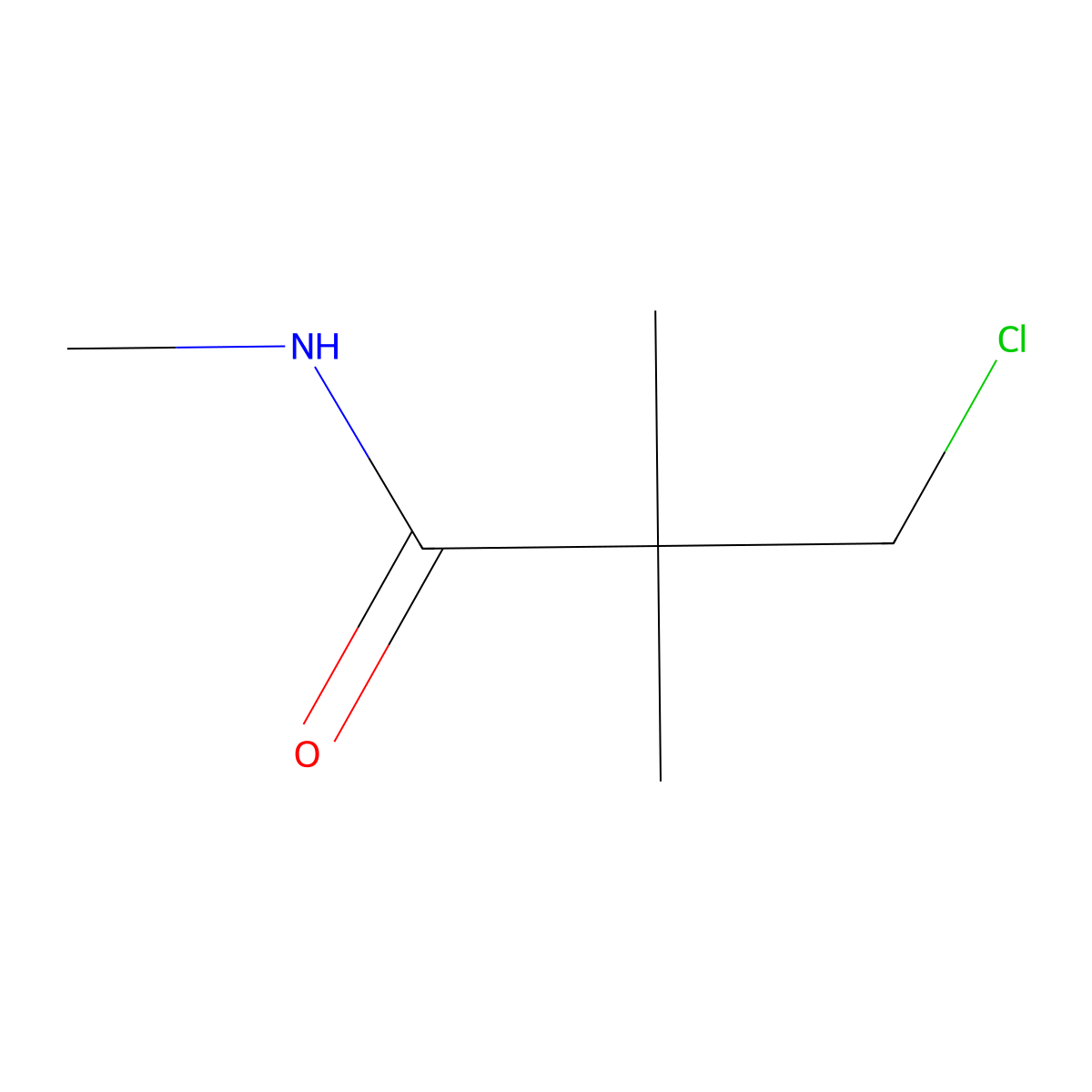 3-Chloro-N,2,2-trimethylpropanamide molecular structure, CAS 73434-12-5