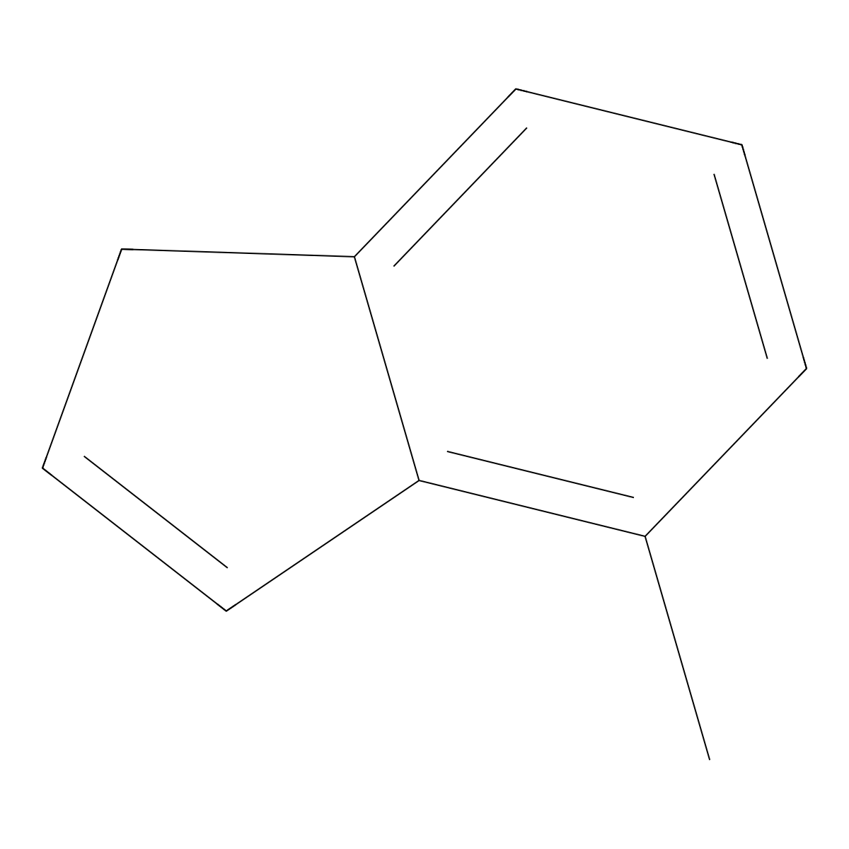 4-Methyl-1H-indene molecular structure, CAS 7344-34-5