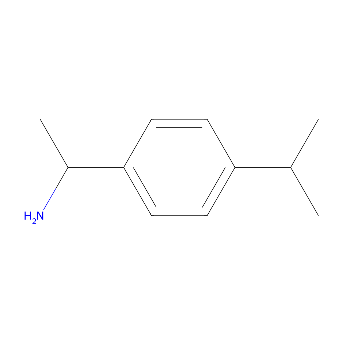 1-(4-Isopropylphenyl)ethanamine molecular structure, CAS 73441-43-7