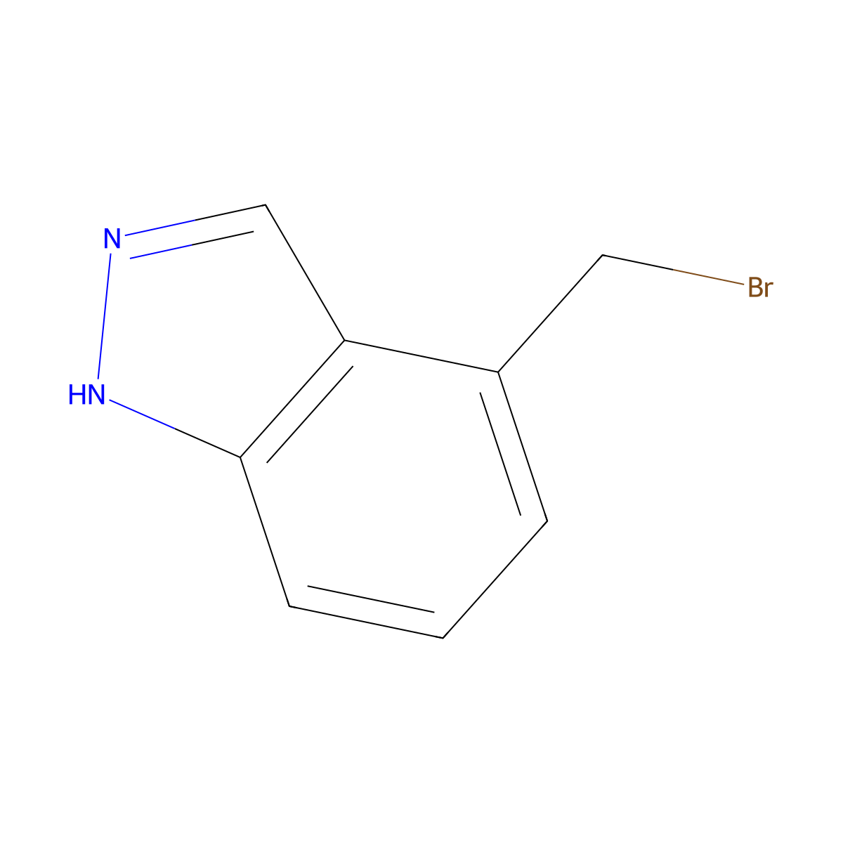 4-(Bromomethyl)-1H-indazole molecular structure, CAS 734522-82-8
