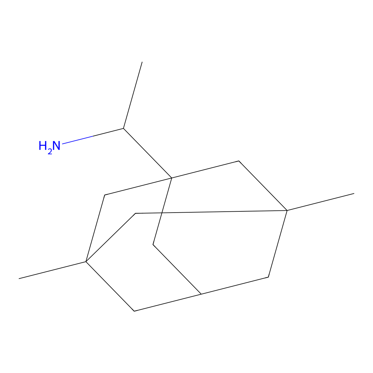 1-(3,5-Dimethyladamantan-1-yl)ethan-1-amine molecular structure, CAS 734525-59-8