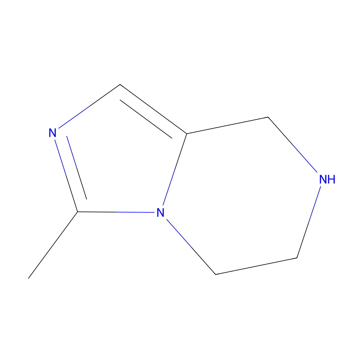 3-Methyl-5,6,7,8-tetrahydroimidazo(1,5-a)pyrazine molecular structure, CAS 734531-00-1