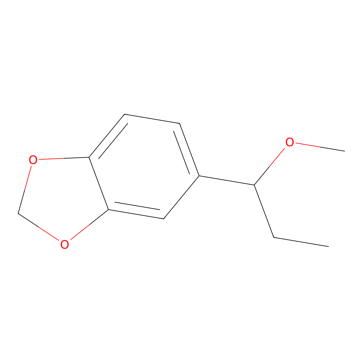 1'-Methoxy-2',3'-dihydrosafrole molecular structure, CAS 73455-03-5