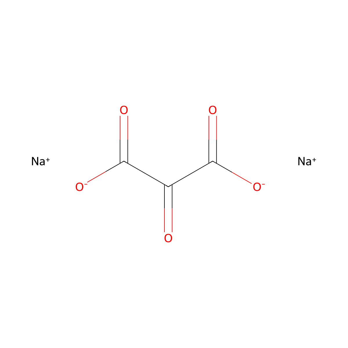 Disodium mesoxalate molecular structure, CAS 7346-13-6