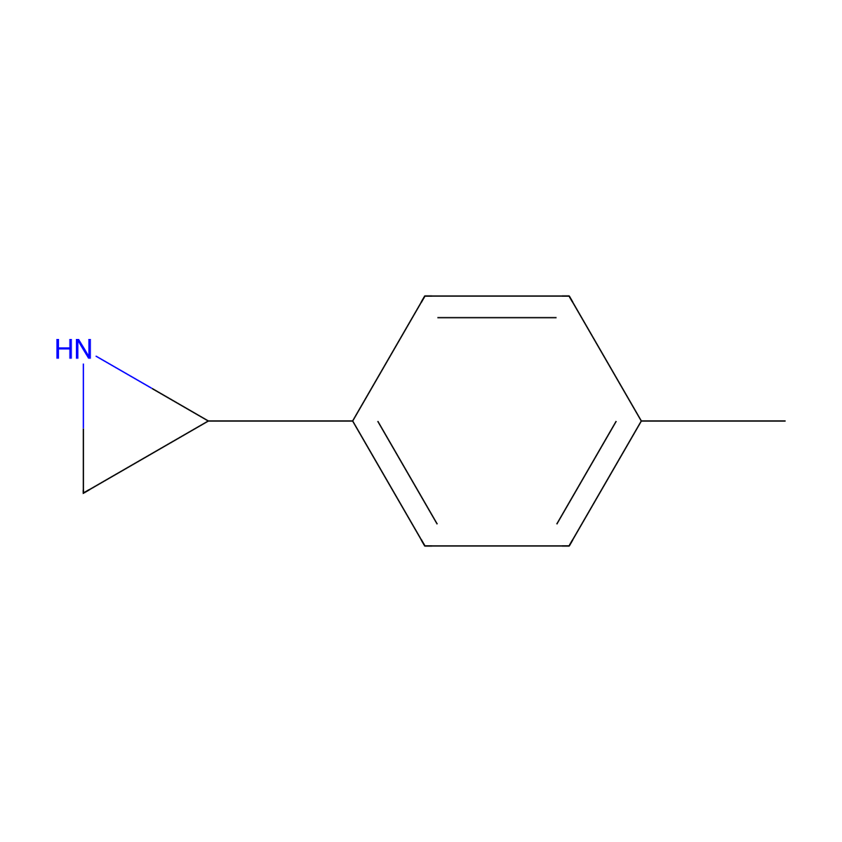 2-(4-Methylphenyl)aziridine molecular structure, CAS 73475-24-8