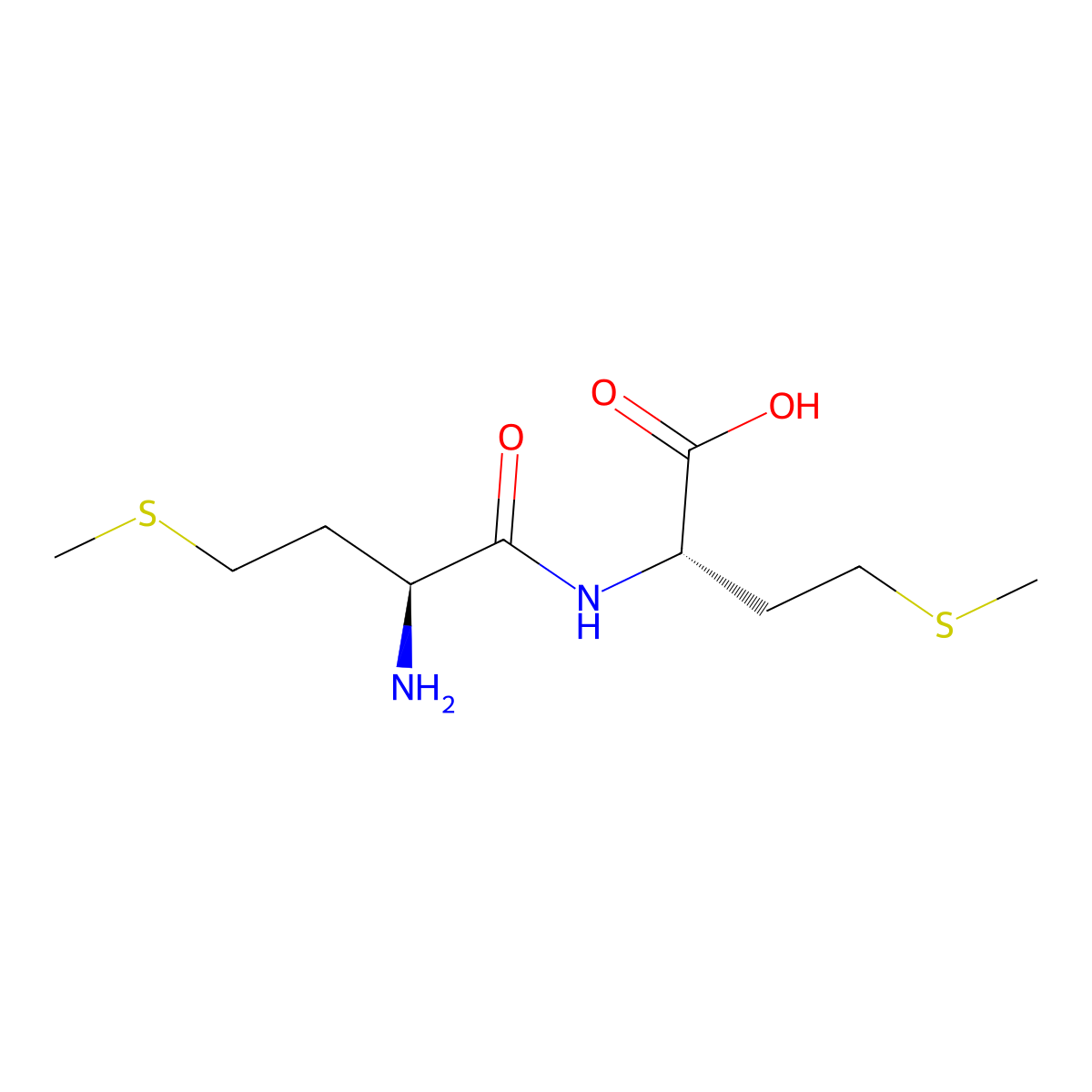 H-Met-met-OH molecular structure, CAS 7349-78-2