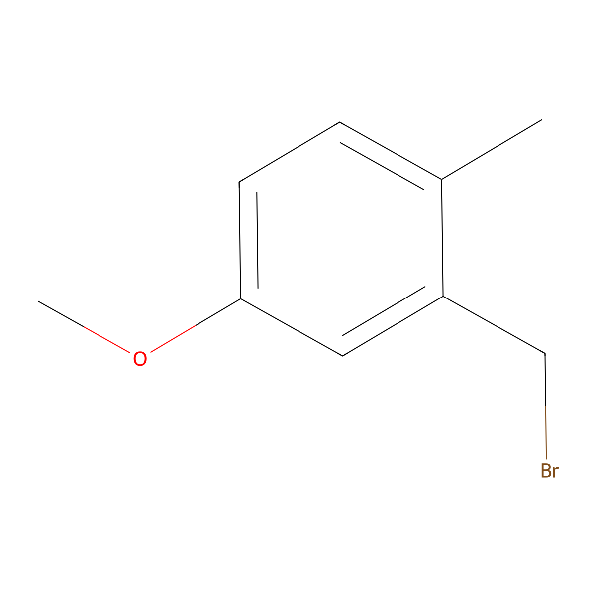 2-(Bromomethyl)-4-methoxy-1-methylbenzene molecular structure, CAS 73502-05-3
