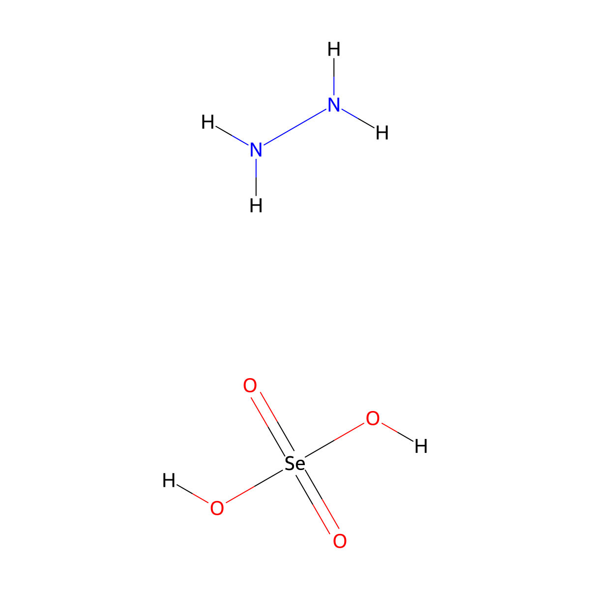Hydrazine Selenate molecular structure, CAS 73506-32-8