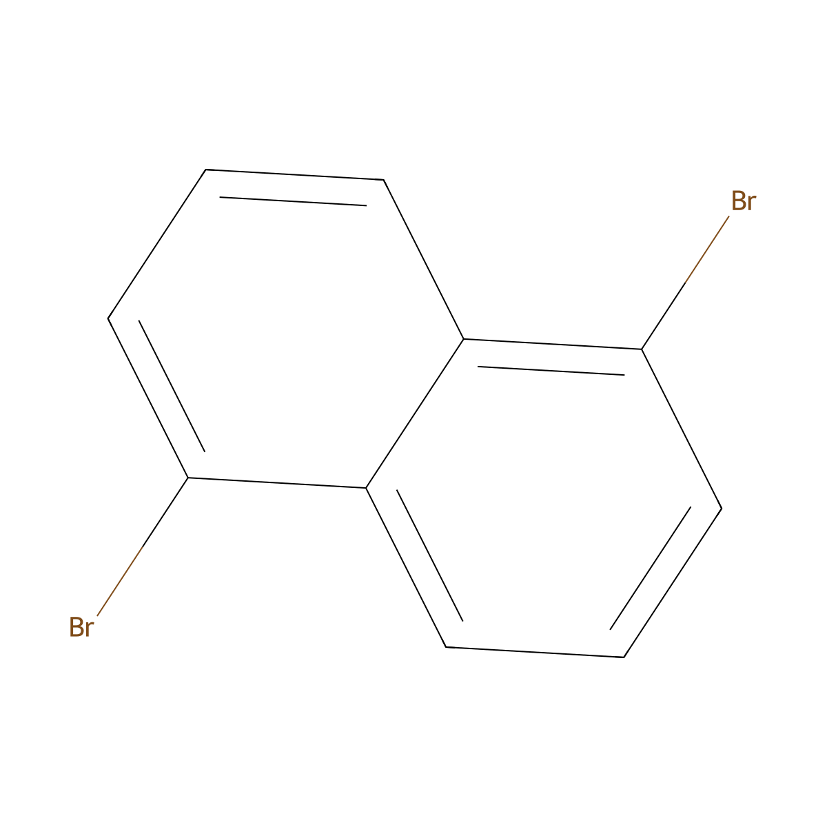 1,5-Dibromonaphthalene molecular structure, CAS 7351-74-8